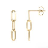 Paperclip Chain Studs