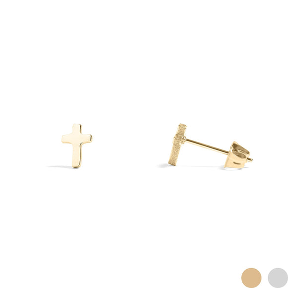 Mini Cross Studs